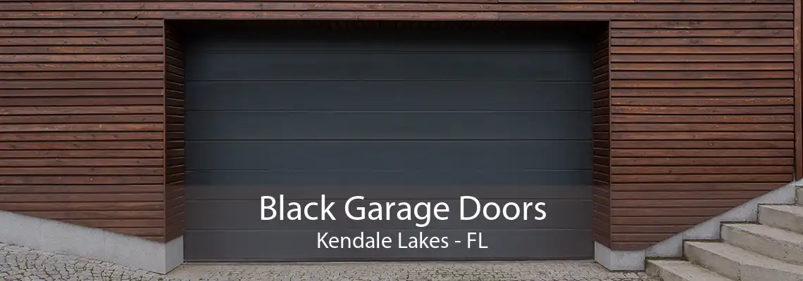 Black Garage Doors Kendale Lakes - FL