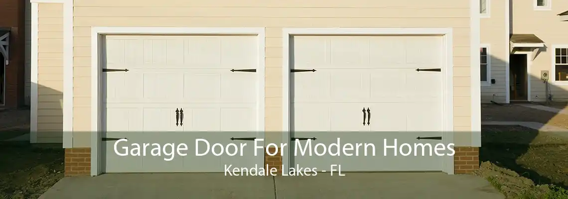 Garage Door For Modern Homes Kendale Lakes - FL