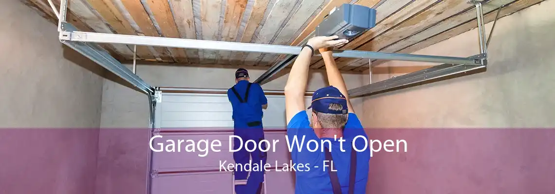 Garage Door Won't Open Kendale Lakes - FL